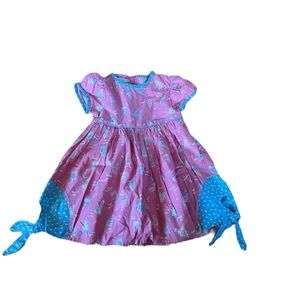 Polly Flinders vintage toddler sailboat printed‎ dress